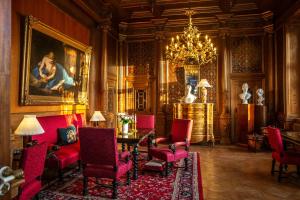 Зона вітальні в Fuglsang Herregaard Hotel