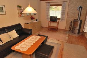 Χώρος καθιστικού στο Ferienhaus Kamin