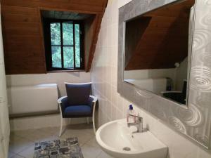 Et badeværelse på Koloska apartmanház