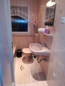 A bathroom at Isas Apartment