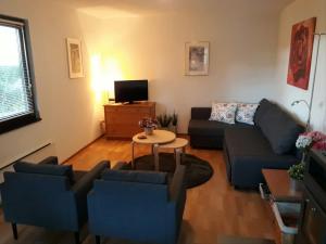 TV a/nebo společenská místnost v ubytování Am Sternberg 211