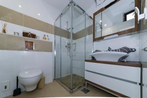 Koupelna v ubytování Family & pet friendly apartment IVA
