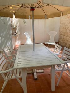 Patio lub wspólna przestrzeń na świeżym powietrzu w obiekcie Matteo's home