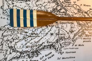 a wooden spoon sitting on top of a map at UNO Hotel Hamburg Central 053 in Hamburg +49 photos