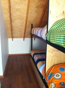 A bed or beds in a room at Gecko Hostel