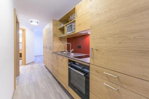 Kuchyňa alebo kuchynka v ubytovaní Residenz Schiestl