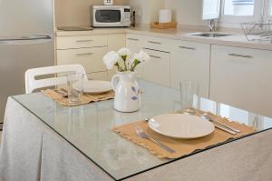 A kitchen or kitchenette at Apartamento Centro San Luis