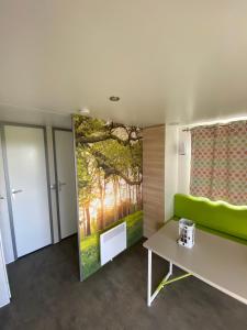 Postel nebo postele na pokoji v ubytování Charme Logies Wad Zout 't