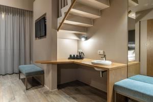 Η κουζίνα ή μικρή κουζίνα στο Hotel Vík í Mýrdal