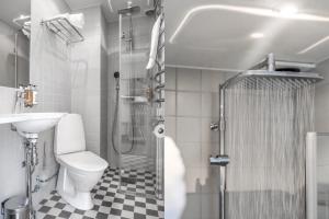 Koupelna v ubytování Hotell Furusund