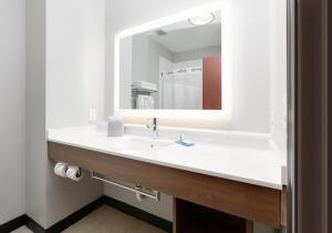Koupelna v ubytování Holiday Inn Express & Suites - Denton North by IHG