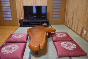 En TV eller et underholdningssystem på SYUkuhaku matuenosato / Vacation STAY 65782