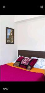 Cama ou camas em um quarto em Apartamento Valparaiso