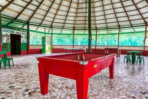 Biljardipöytä majoituspaikassa Amazonia Jungle Hotel