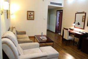 Posezení v ubytování Harmony Hotel