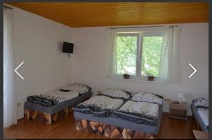 Postel nebo postele na pokoji v ubytování Apartmány Maruška