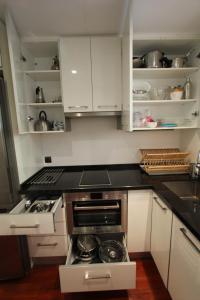 Dapur atau dapur kecil di Apartamento Frente Al Mar