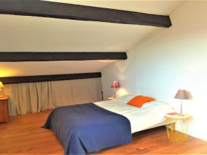 a bedroom with a large bed in a room at Holiday Home Lac Marion by Interhome in Biarritz