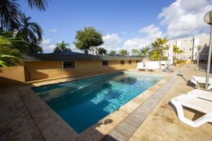 Swimmingpoolen hos eller tæt på Seaside Apartment Flamingo