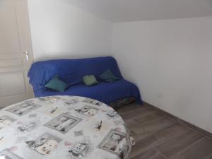 Postel nebo postele na pokoji v ubytování Gite le bagnol un coin de paradis