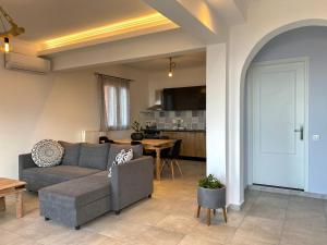 Kuchyň nebo kuchyňský kout v ubytování Coralli Pentati 2 "Dimitris Apartments"