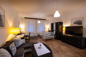 Posezení v ubytování Apartmán U Křížku