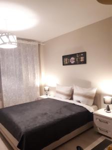 Postel nebo postele na pokoji v ubytování Vena apartment
