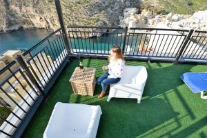 Balkón nebo terasa v ubytování Avalon - Bellevue Gozo