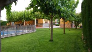 Jardín al aire libre en Casa Rural El Rubial