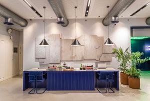 Kuchyň nebo kuchyňský kout v ubytování Artist Hotel - an Atlas Boutique Hotel
