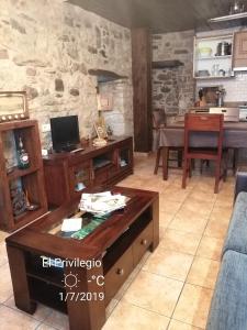 Kuchyň nebo kuchyňský kout v ubytování APARTAMENTOS RURALES EL PRIVILEGIO