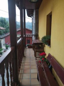 Balkón nebo terasa v ubytování APARTAMENTOS RURALES EL PRIVILEGIO