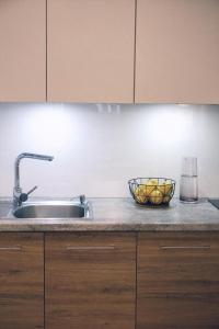 Køkken eller tekøkken på Art Apartment