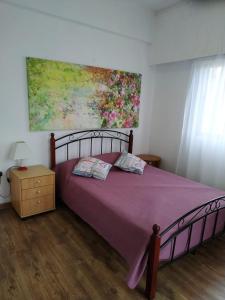 Ένα ή περισσότερα κρεβάτια σε δωμάτιο στο 1 Bedroom apartment (Fully furnished)