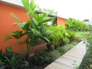 En hage utenfor Hotel Yalconia