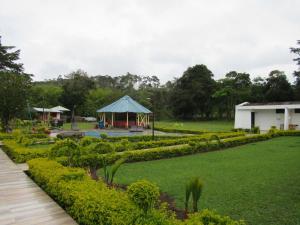 En hage utenfor Hotel Yalconia