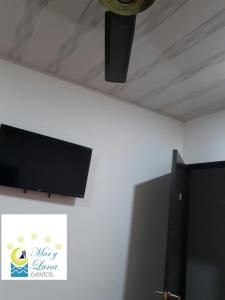 TV a/nebo společenská místnost v ubytování Hotel Mar y Luna