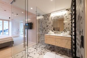 Koupelna v ubytování Mari Pop Hotel