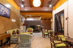 Posezení v ubytování JJ hut hotel