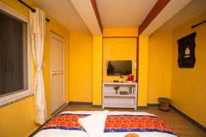 Letto o letti in una camera di Blue Mountain Home Stay