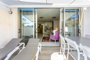 Χώρος καθιστικού στο Puerto de Mogan - Luxe Apartment with roof terrace and sea view +46 φωτογραφίες