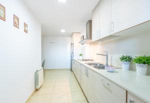 A kitchen or kitchenette at Apart-rent Apartment Cristall Mar 2º 0058