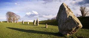 a group of large rocks in a field at Siobhan's abode 2 Deluxe doubles n large single NO PETS in Swindon