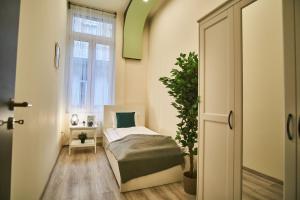 Postelja oz. postelje v sobi nastanitve F4 Design Apartment- Budapest