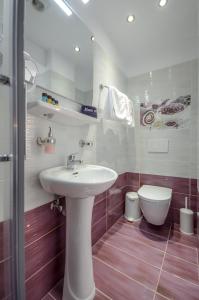 Koupelna v ubytování Hotel Anixis