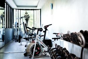Fitness centrum a/nebo fitness zařízení v ubytování Nice Villa Resort Hat Yai
