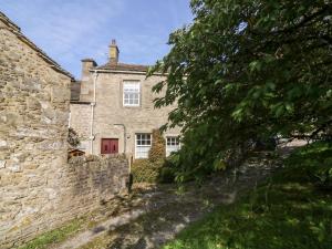 Bygningen som feriehuset ligger i