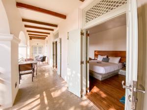 The Bartizan Galle Fort客房内的一张或多张床位