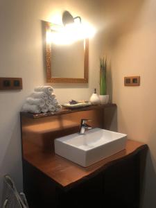 Kúpeľňa v ubytovaní Tiesňava rezort