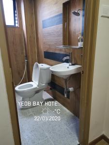 Koupelna v ubytování Yeob Bay hotel Ampang
